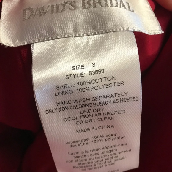 Gorgeous David's Bridal Dress w/ POCKETS! - Picture 4 of 6